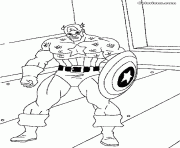 Coloriage colorier captain america 376