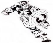 Coloriage colorier captain america 331