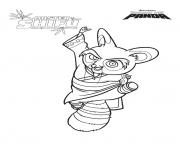 Coloriage maitre shifu kung fu panda