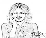 Coloriage violetta saison 3