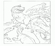 Coloriage dinosaure 166