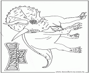 Coloriage dinosaure 323