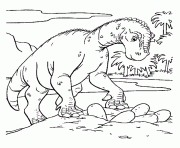 Coloriage dinosaure 77