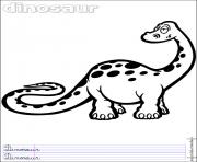 Coloriage dinosaure 119