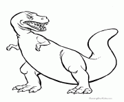 Coloriage dinosaure 4