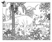 Coloriage dinosaure 233