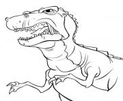 Coloriage dinosaure 146