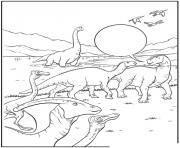 Coloriage dinosaure 58