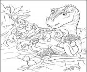 Coloriage dinosaure 99