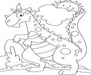 Coloriage dinosaure 365