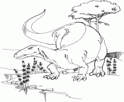 Coloriage dinosaure 318