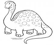 Coloriage dinosaure 9