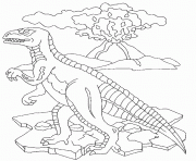 Coloriage dinosaure 66