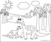 Coloriage dinosaure 270