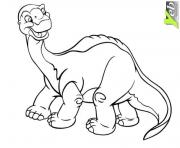 Coloriage dinosaure 211