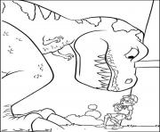 Coloriage dinosaure 290