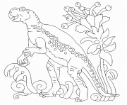 Coloriage dinosaure 225