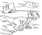 Coloriage dinosaure 107