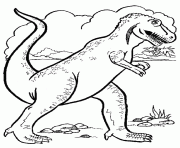 Coloriage dinosaure 181