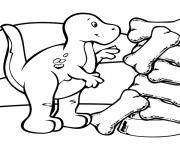 Coloriage dinosaure 400