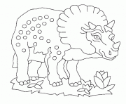 Coloriage dinosaure 120