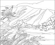 Coloriage dinosaure 133