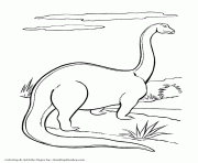 Coloriage dinosaure 110