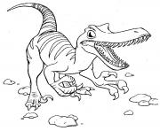 Coloriage dinosaure 12