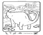 Coloriage dinosaure 33