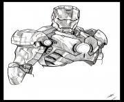 Coloriage iron man 39