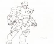 Coloriage iron man 179