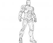 Coloriage iron man 85