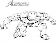 Coloriage avengers 74