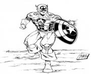 Coloriage avengers 136