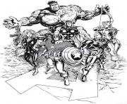 Coloriage avengers 295