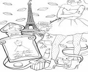 Coloriage adulte paris france tour effeil