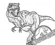 Coloriage jurassic park officiel