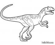 Coloriage world raptor dinosaure