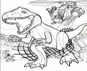 Coloriage jurassic park lego