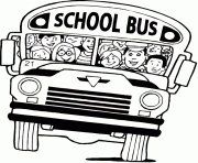 Coloriage bus d ecole