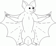 Coloriage chauve souris