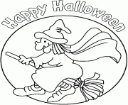 Coloriage joyeuse halloween