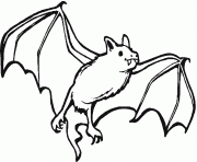 Coloriage une chauve souris vampire