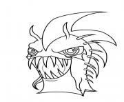 Coloriage slugterra dark urchin