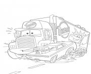 Coloriage flash mcqueen mack