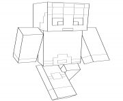 Coloriage minecraft dantdm