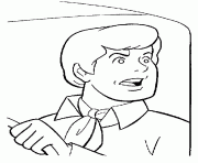 Coloriage scooby doo fred jones