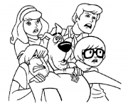 Coloriage scooby doo 28