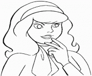 Coloriage daphne blake de scooby doo