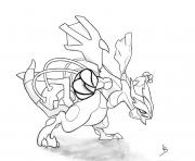 Coloriage pokemon noir et blanc 2